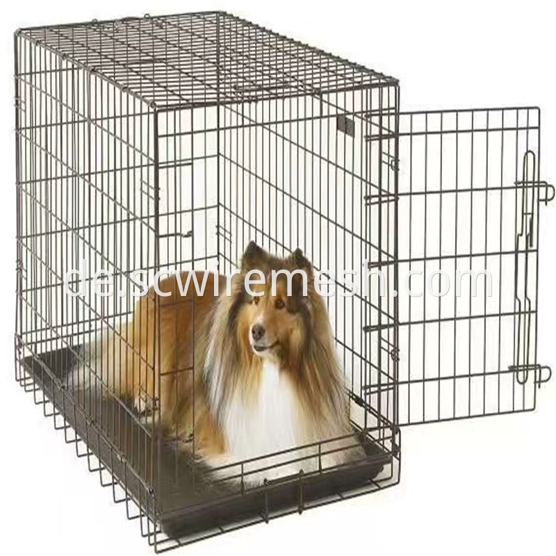 folded metal cage